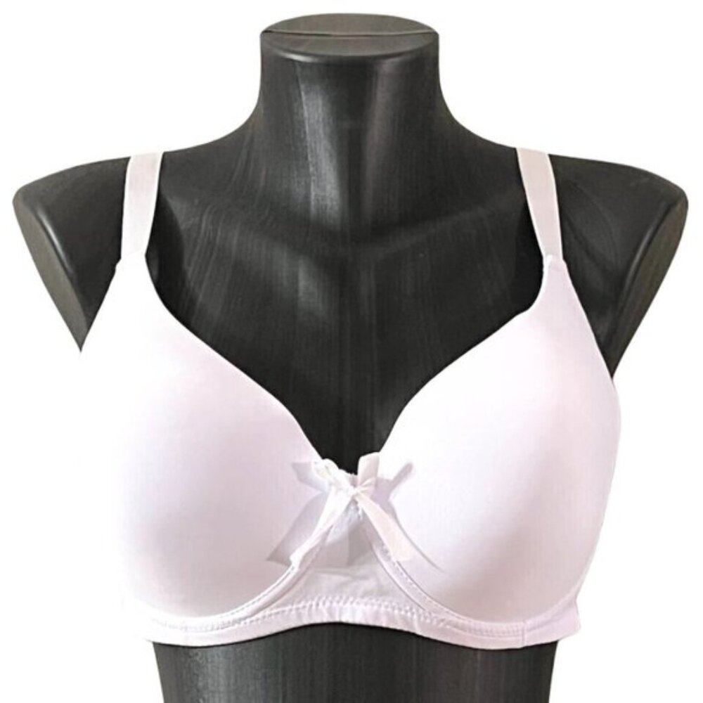 White Full Coverage Bra